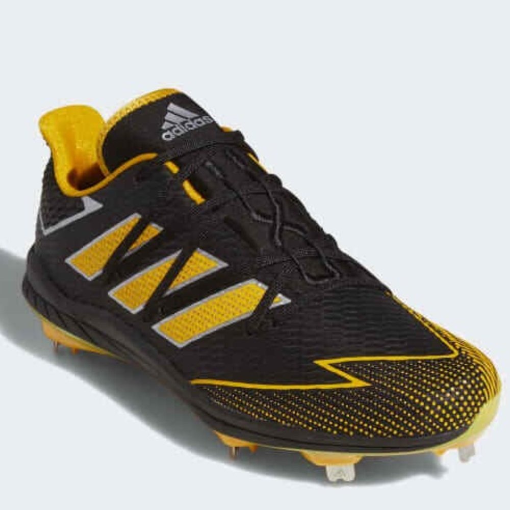 Adidas Adizero Afterburner 7 Men's Baseball Cleats Black and Yellow
